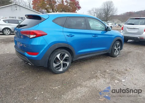 2016 Hyundai Tucson Sport from USA, damaged, VIN KM8J3CA23GU136375